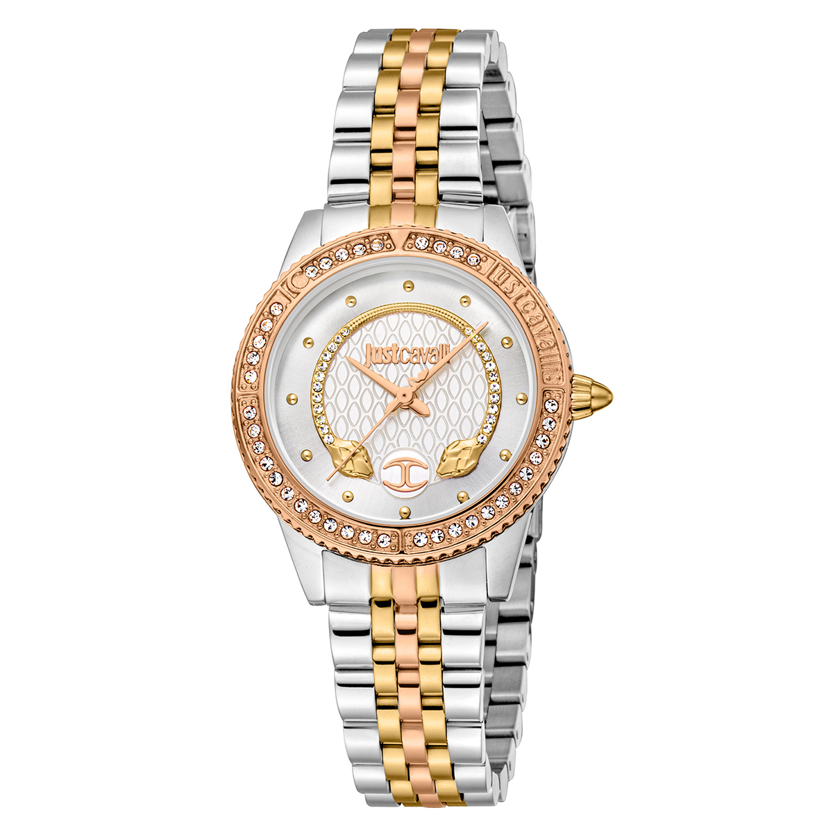 MONTRE JUST CAVALI FEMME SIMPLE ACIER